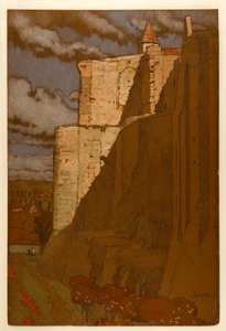Chateau of Loches: Enceinten muuri ja Tour Ronde
