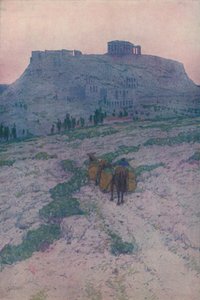 Ateenan akropolis varhain aamulla 1913