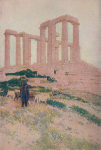 Poseidonin ja Athenen temppeli Suniumissa, 1913