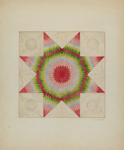 Patchwork Quilt, c. 1936. tekijältä Jules Lefevere