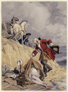 Kuvitus Casanovan muistelmiin (värilitografia) tekijältä Jules Marie Auguste Leroux
