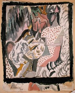 Kaksi naista pyöreässä pöydässä, Etelä-Carolina tekijältä Jules Pascin