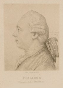 François-André Danican Philidorin muotokuva 1726-1795. tekijältä Jules Porreau