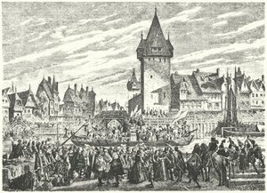 Hirsebreifahrt, hirssilastin kuljetus veneellä Zürichistä kaupungin liittolaiseen Strasbourgiin
