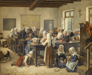 Bretonin tyttökoulu, 1882.