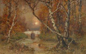 Laiminlyöty puisto, 1883 tekijältä Juli Julievich Klever