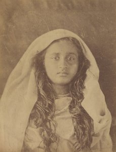 Ceylonin nainen, 1875-79. tekijältä Julia Margaret Cameron