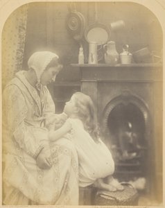 Rouva Rachael Gurney ("Jumala tuokoon isän turvallisesti kotiin", "Kolme kalastajaa lähti purjehtimaan syvyyteen") tekijältä Julia Margaret Cameron
