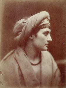 Turbaanipäisen naisen muotokuva tekijältä Julia Margaret Cameron