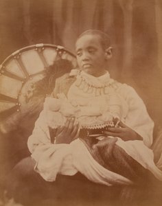 Abessinian prinssi Dejatch Alamayou, n. 1868