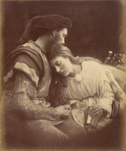 Sir Lancelotin ja kuningatar Guineveren eroaminen toisistaan tekijältä Julia Margaret Cameron