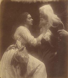Vivien ja Merlin, syyskuu 1874. tekijältä Julia Margaret Cameron