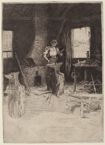 Sepän myymälä tekijältä Julian Alden Weir