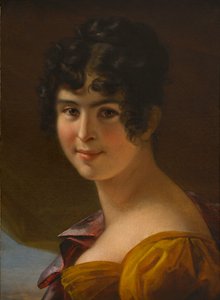 Adele Foucherin muotokuva 1803-1868, noin 1820. tekijältä Julie Duvidal de Montferrier
