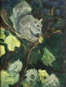 The Fig Thief, 2016, (öljy kankaalle0 tekijältä Julie Held