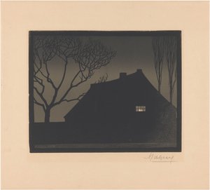 talvi-ilta tekijältä Julie de Graag (signed by artist)