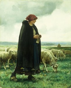 Paimentar laumansa kanssa tekijältä Julien Dupre