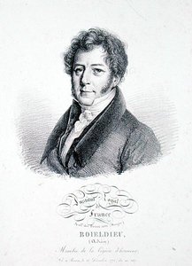 Francois Adrien Boieldieu (1775-1834) 1828 (litho) tekijältä Julien Leopold (after) Boilly