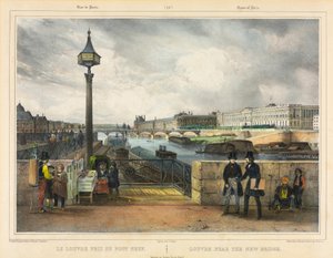 Louvre lähellä Uutta siltaa tekijältä Julien Louis Jacottet