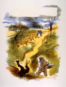 Humoristinen viinikuvitus 1946. Kuvitus Julien Pavil tekijältä Julien Pavil