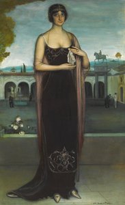 Adela Carbonén muotokuva 1890-1960, n. 1911. tekijältä Julio Romero de Torres