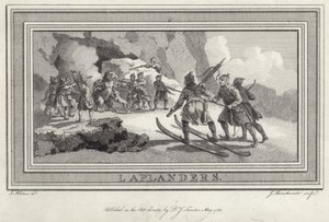 Lappilaiset tekijältä Julius Caesar Ibbetson