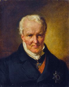 Muotokuva Alexander (Alexandre) von Humboldtista (1769-1859) - Julius Schrader (1815-1900). Öljy kankaalle tekijältä Julius Friedrich Anton (after) Schrader
