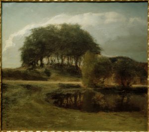 Kesäinen maisema. Horneby