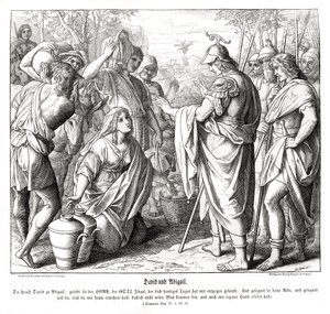 David ja Abigail tekijältä Julius Schnorr von Carolsfeld