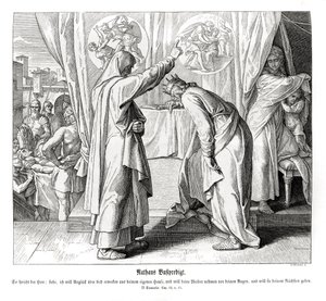 Daavid tuomitsee Daavidin, 2 Samuel tekijältä Julius Schnorr von Carolsfeld