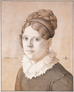 Henriette Schnorr von Carolsfeldin muotokuva, 1817 tekijältä Julius Schnorr von Carolsfeld