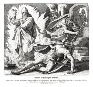 Saul Endorin noidan kanssa tekijältä Julius Schnorr von Carolsfeld