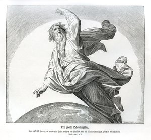 Toinen luomispäivä, Genesis tekijältä Julius Schnorr von Carolsfeld