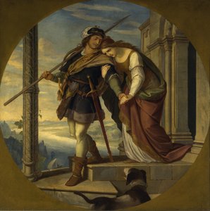 Siegfriedin jäähyväiset Kriemhildille tekijältä Julius Schnorr von Carolsfeld