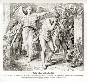 Karkotus Paratiisista, Genesis tekijältä Julius Schnorr von Carolsfeld