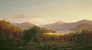 Näkymä George-järvelle tekijältä Junius R. Sloan