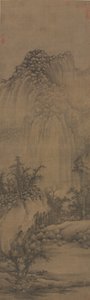Buddhist Retreat by Stream and Mountains, 960-985. tekijältä Juran