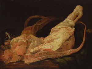 Lampaanlihan jalka tekijältä Juriaen Jacobsz