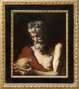 Saint Jerome (öljy kankaalle) tekijältä Jusepe de Ribera