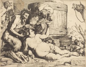 Humalainen Silenus tekijältä Jusepe de Ribera
