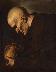 Pyhä Pietari Alcántaralainen meditaatiossa tekijältä Jusepe de Ribera