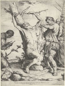 Pyhän Bartolomeuksen marttyyrikuolema tekijältä Jusepe de Ribera