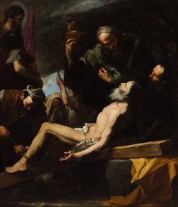 Pyhän Andreaksen marttyyrikuolema tekijältä Jusepe de Ribera