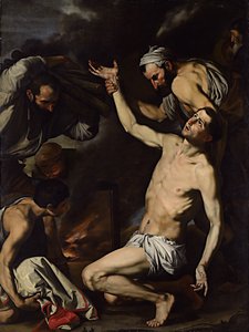 Pyhän Laurentiuksen marttyyrikuolema tekijältä Jusepe de Ribera