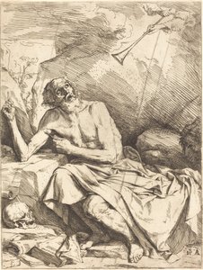 Pyhä Hieronymus kuulee viimeisen tuomion trumpetin tekijältä Jusepe de Ribera