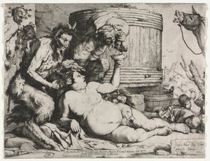 Silenus, 1628 tekijältä Jusepe de Ribera