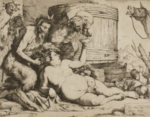 Silenus al Wine Vatfinnish tekijältä Jusepe de Ribera