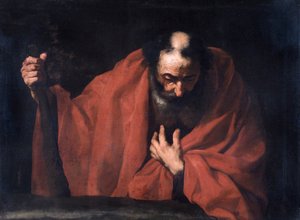 "Pyhä Jaakob Suuri", 1600-luku tekijältä Jusepe de Ribera