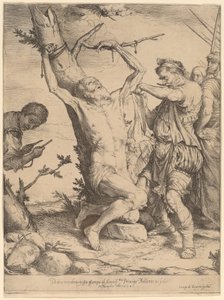 Pyhän Bartolomeuksen marttyyrikuolema tekijältä Jusepe de Ribera