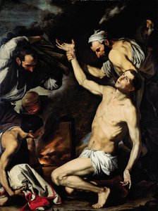 Pyhän Laurentiuksen marttyyrikuolema tekijältä Jusepe de Ribera